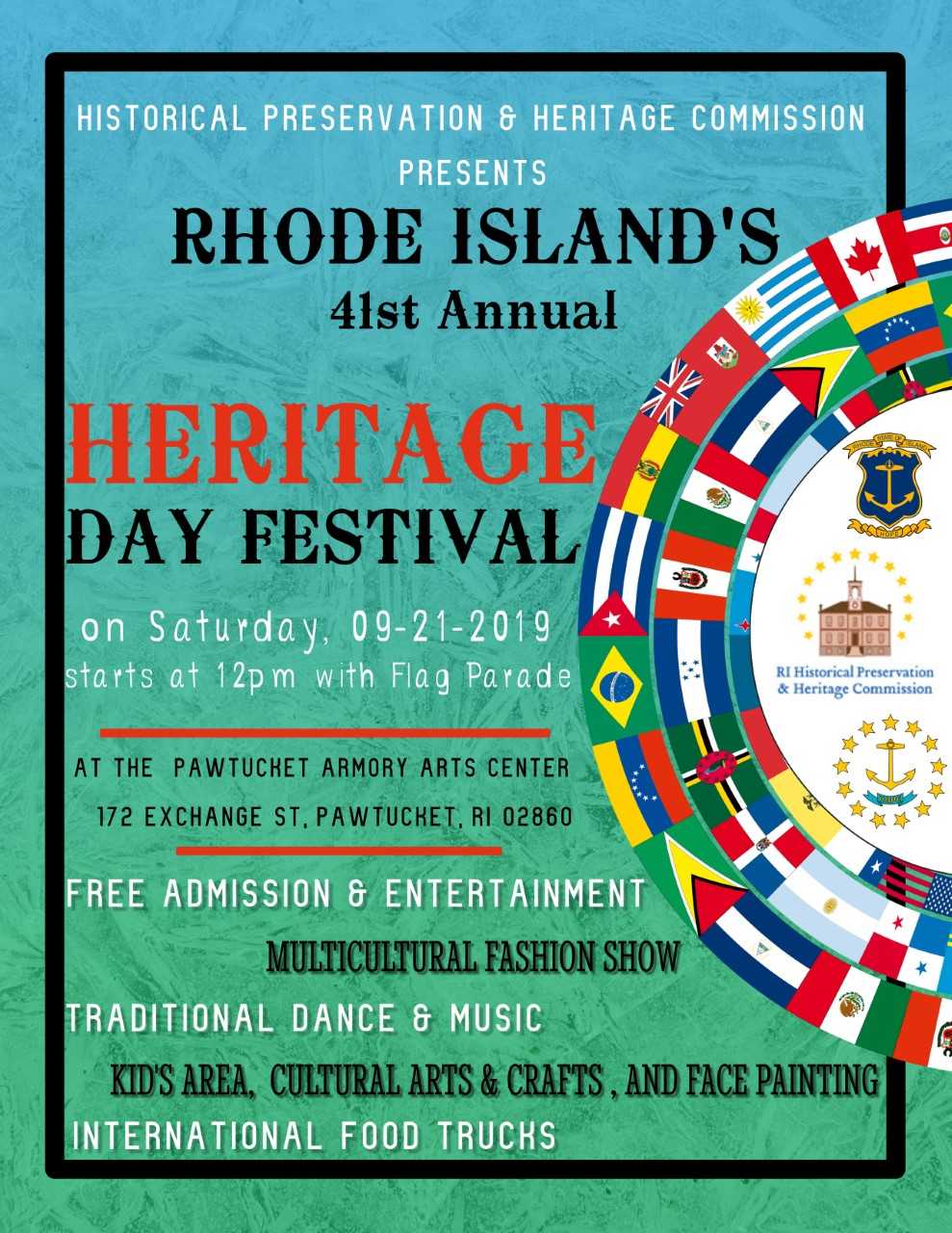 41st Annual Rhode Island Heritage Festival Blackstone Valley Tourism