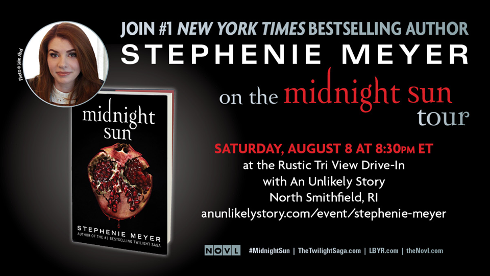 Virtual Book Release with Stephanie Meyer – Midnight Sun – Blackstone  Valley Tourism