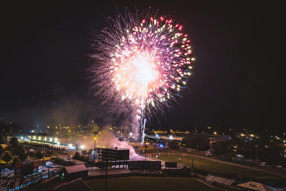 July 5 Food Trucks & Fireworks at McCoy Stadium Celebrating American